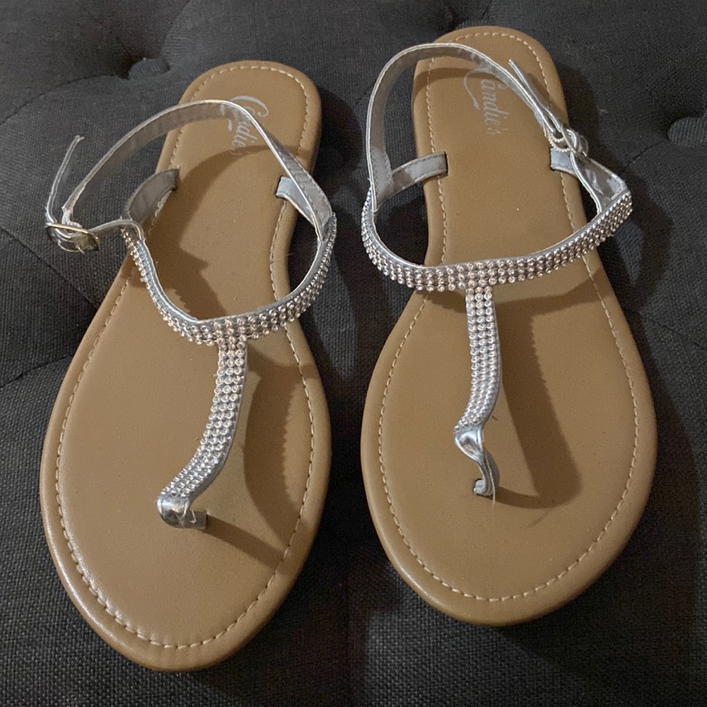 Candies sandals with rhinestones size 11
